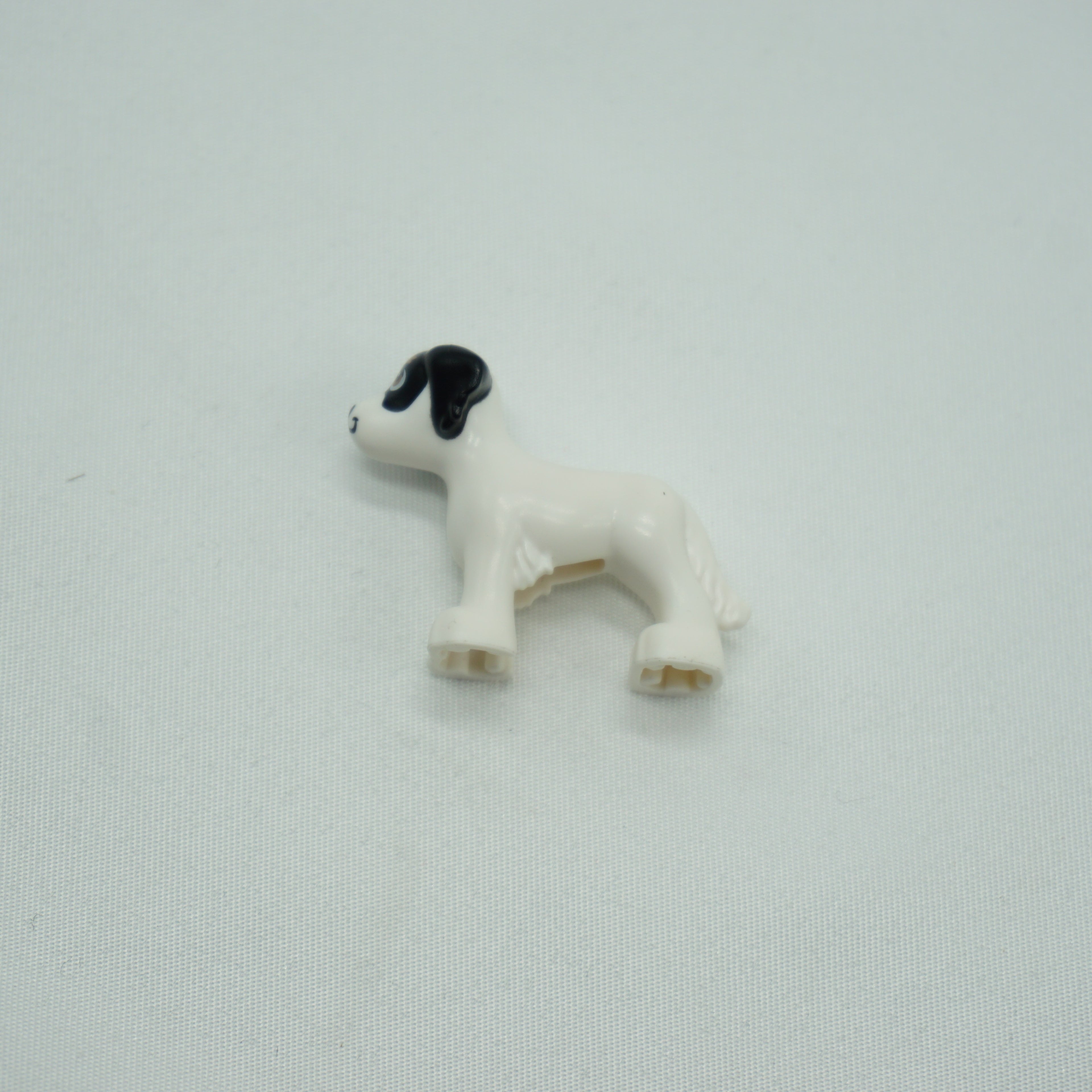 Part 3168pb02 - Dog, Friends, Shaggy Fur, Ears, and Tail with Black Ears and Nose, Stripe on Forehead, Medium Nougat Eyes and Eyebrows Pattern (Daisy)