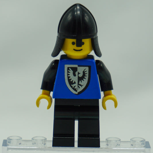 Minifig cas101a - Black Falcon - Black Legs, Black Neck-Protector, Shield Bottom Round (Vintage)