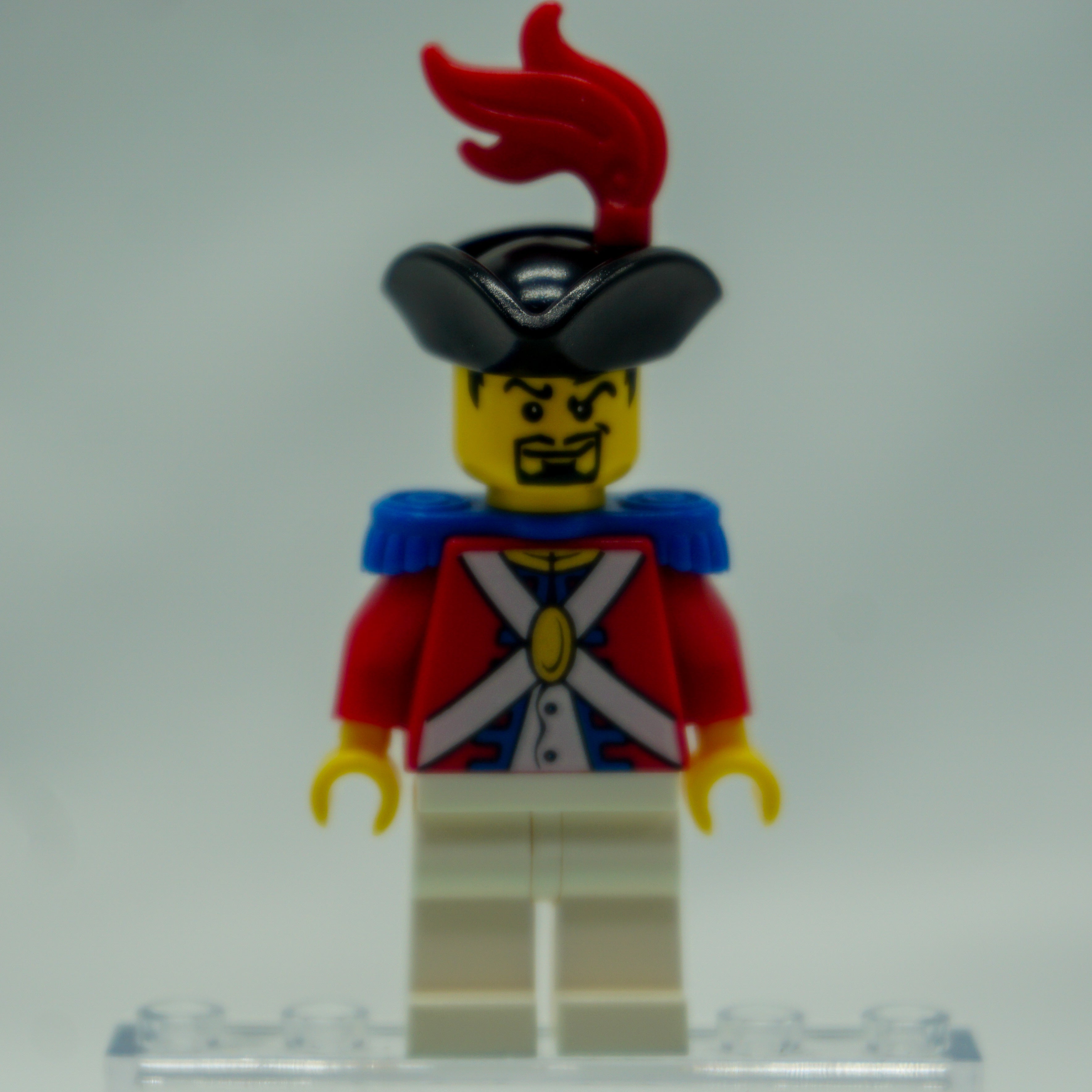 Minifig pi085 - Imperial Soldier II - Officer with Red Plume